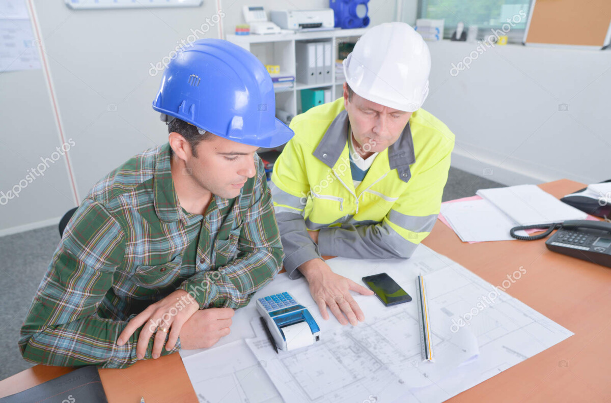 architects crunching some numbers